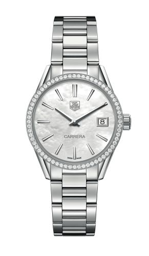 TAG Heuer Carrera Lady Quartz 32 Stainless Steel / Diamond / MOP / Bracelet